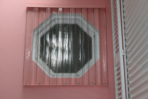 31.25" X 33" Bertha Clear Hurricane Panel