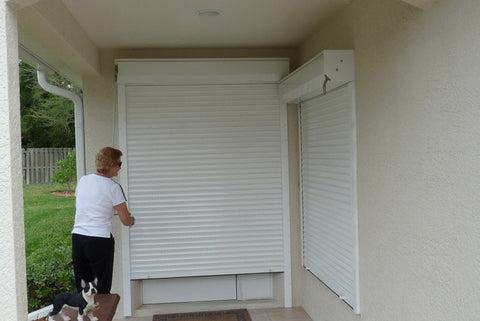 45.25" x 85" Rolling Hurricane Shutter- 40 mm 