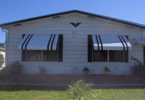 Retractable Storm Awnings - 46" x 33" Window Energy Savings